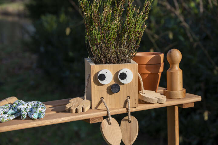 dobar Hochbeet Florenz mit erhöhter Ablage